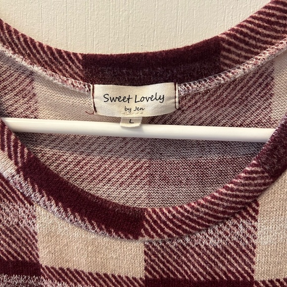 Comfortable plaid dress with pockets - Picture 3 of 6